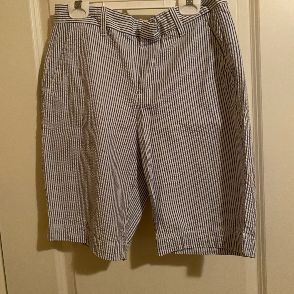 GAP Woman’s Blue Striped Shorts